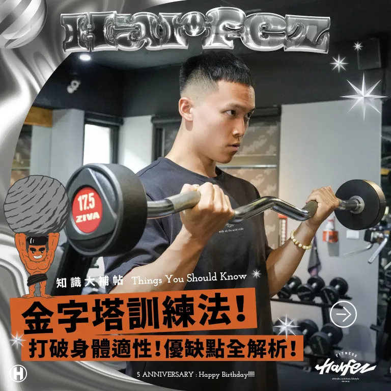 金字塔訓練法！打破你的身體適性！