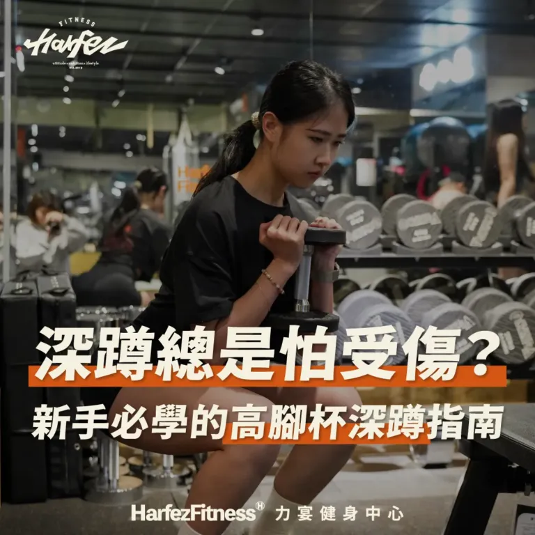 深蹲總怕受傷害?新手必學的高腳杯深蹲指南