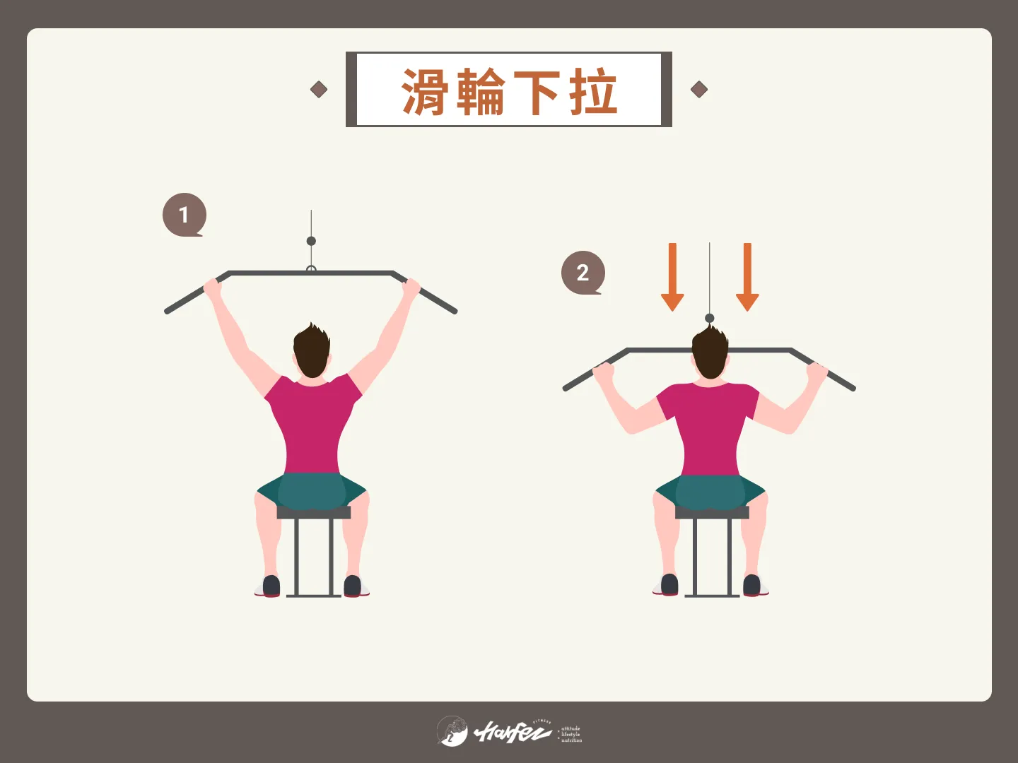 滑輪下拉