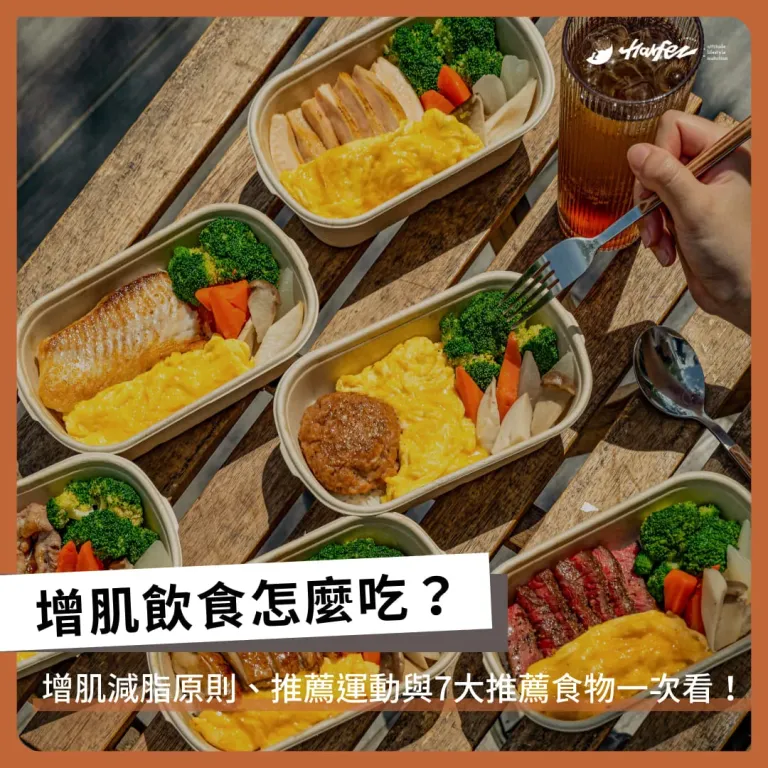增肌飲食怎麼吃？增肌減脂原則、推薦運動與7大推薦食物一次看！